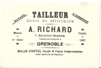 TAILLEUR RICHARD . GRENOBLE - Textile & Vestimentaire