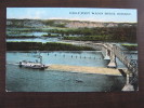 CPA EAGLE POINT WAGON BRIDGE DUBUQUE BOAT - Andere & Zonder Classificatie