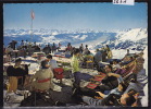 Crans Sur Sierre : Restaurant Bella-Lui - La Terrasse Et Le Mont-Blanc ; Grand Format 10 / 15 (5671) - Sierre