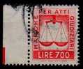 1979/88 - ATTI GIUDIZIARI - REGISTRAZIONE - Lire 700 - Revenue Stamps