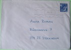 Sweden 1983 Cover To Stockholm - Day And Night - Moon Star - Cartas & Documentos