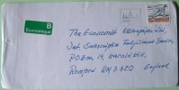 Sweden 1991 Cover To England UK - Fish - Cartas & Documentos