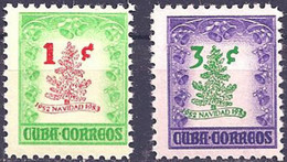 CUBA..1952..Michel # 356-357...MLH. - Ungebraucht