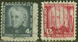 CUBA..1954..Michel # 439-440...used. - Gebruikt