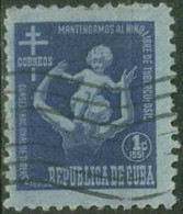 CUBA..1951..Michel # 15...used...Zwangszuschlagsmarken. - Usados