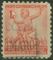 CUBA..1939..Michel # 2...used...Zwangszuschlagsmarken. - Gebraucht