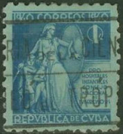 CUBA..1940..Michel # 3...used...Zwangszuschlagsmarken. - Used Stamps