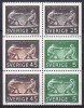 Suède 1968 - Yvert N° 601 à 603 **  24 Timbres, Combinaisons Différentes - Unused Stamps