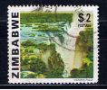 ZW Simbabwe 1980 Mi 241 Wasserfall - Zimbabwe (1980-...)