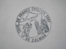 Cachet Temporaire Tour De France Cycliste - COLMAR - 1997 - Wines & Alcohols