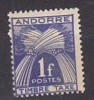 K2270 - ANDORRE FR TAXE Yv N°33 * - Ungebraucht