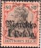 Deutsche Post In Maroko 1911- Mi#54 Gestempelt - Marruecos (oficinas)