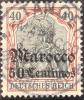 Deutsche Post In Maroko 1905- Mi#27 Vollstempel Tanger 1906-06-03 - Marocco (uffici)
