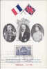 Carte Maximum FRANCE  N° Yvert  400 (Visite Des Souverains Britanniques) Obl Sp FLAMME Versailles 21.7.38 - 1930-1939