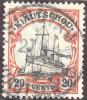 Deutsche Post In Kiautschou 1905- Mi#32a Vollstemepl Tsingtau 1910-04-27 - Kiautschou