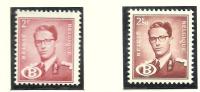 BELGIQUE, 1954-1970 MI 56-61, 64 LUXE ** - Andere & Zonder Classificatie