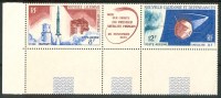 1966 Nuova Caledonia Spazio Space Espace Set MNH** P52- - Unused Stamps