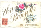 38 // PONTCHARRA  Un Bonjour  Colorisée ** - Pontcharra