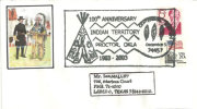 USA. Centenaire Du Territoire Indien De Proctor  (Oklahoma)   , Enveloppe Souvenir 2003 - American Indians