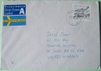 Sweden 1994 Cover To England UK - Fish - Cartas & Documentos