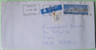 Sweden 2000 Cover To Praha Czech - Horse - City Of Stockholm - Ship Boat - Brieven En Documenten