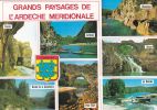 Cp , REGIONS , Rhône-Alpes , L'Ardèche Meridionale , Multi-Vues - Rhône-Alpes