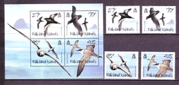 Falkland Islands 2010 MiNr. 1110 - 1117 (Block 42) Falklandinseln Birds 4v+1bl MNH** 24.00 € - Albatrosse & Sturmvögel