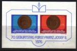 LIECHTENSTEIN   Scott #  590**  VF MINT NH Souv. Sheet LG-789 - Ongebruikt