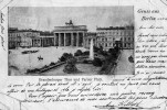 18286   Germania,  Berlin,  Brandenburger  Thor  Und  Pariser  Platz,  VG  1900 - Brandenburger Deur