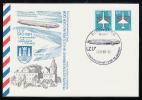 Aviation, DDR Zeppelin Special Postmark Card Z001 - Zeppeline