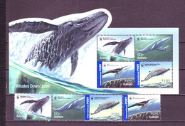 Australia 2006 MiNr. 2677 - 2680 (Block 62) Marine Mammals Whales WWF 4v+1bl MNH**  16.70 € - Baleines