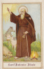 SANTINO -S.ANTONIO ABATE -OLD HOLY CARD - Devotion Images