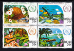 Palau Scott #112a MNH Block Of 4 22c UN International Peace Year - Palau