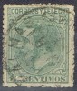 Sello 5 Cts Verde Alfonso XII, 1979, Fechador LAS PALMAS, Edifil  Num 201 * - Used Stamps