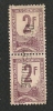 FRANCE -  Petit  Colis   N° 33 - O  -  X 2 - Cote 8  € - Oblitérés