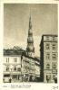 Let028/ Riga, Petrikirche Mit Strassenszene (ungebraucht). - Lettonie