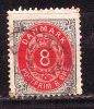 1875 DENMARK Mino 25 I YAc - Used Stamps