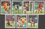Guinea-Bissau Football Soccer European Cup Essen 1988 Set Of 7 MNH - UEFA European Championship