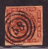 1858 DENMARK Mino 7 B - Used Stamps