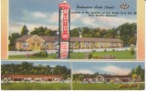 New Castle DE Delaware, Delaware Auto Court Lodging,  C1940s/50s Vintage Linen Postcard - Otros & Sin Clasificación