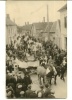 CPA CARTE PHOTO Cavalcade Fête Défilé Village Non Localisé Auto Animation 1920? - Carnaval