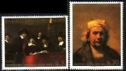 Paraguay ScC518, 520 Painting, Rembrandt, Self-Portrait - Rembrandt