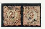 ALEMANIA IMPERIO. IVERT 28/29 Us - Used Stamps