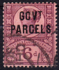 Gvt PARCELS 6d - SG#O66 USED - Y&T #32 - Servizio