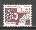 France - Préoblitérés - 1987 - Y&T 194 - Neuf ** - 1964-1988