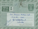 India Old Air Letter From To Calcutta - Buste