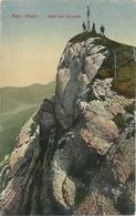 AK Allgäuer Alpen Hochgrat Gipfel Color 1922 Bahnpost + Staufner-Haus #02 - Oberstaufen