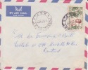 AEF,Pointe Noire Le 13/09/195.,colonies,lettr E,lieutenant Gouverneur Cureau,15f N°230 - Storia Postale