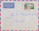 AEF,Congo,Sangha,Souanké Le 14/10/1957,lettre,Colonie S,ordre Souverain De Malte Et Lutte Contre La Lépre,15f N°237 - Cartas & Documentos