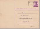 Heimat BE Wichtrach 1941-08-13 Bahnstations-O Auf GS - Cartas & Documentos